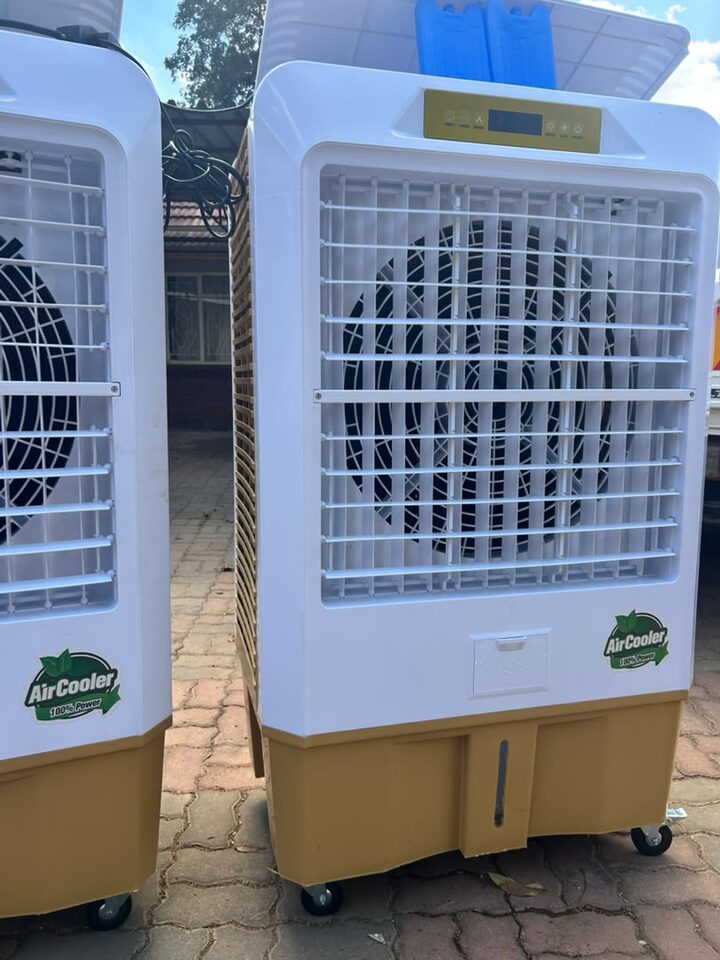 Portable aircon units on castors ready for hire in Harare